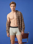 【Pre-Order】Classic Soft MicroModal Trunk（Horizontal Fly） - Linework Club | Cafe Lattice