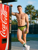 【Pre-Order】Classic Soft MicroModal Brief（Horizontal Fly） - Tennis Club Days | Topspin Ball