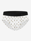 【Pre-Order】Classic Soft MicroModal Brief（Horizontal Fly） -Halloween  | Boo Bouquet