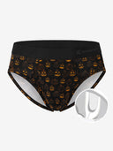 【Pre-Order】Zero-G™ MicroModal Brief（Side Fly） - Halloween | Jack-O-Lantern Grid