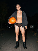 【Pre-Order】Zero-G™ MicroModal Brief（Side Fly） - Halloween | Jack-O-Lantern Grid