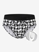 【Pre-Order】Zero-G™ MicroModal Brief (Horizontal Fly) - Halloween | Skull Gingham