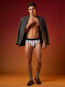 【Pre-Order】Classic Soft MicroModal Brief（Horizontal Fly） -Halloween  | Sugar Skull Lineup