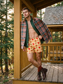 【Pre-Oder】 Relaxed Fit Knit Boxer (Button Fly) - Fall Outing | Trail Maples