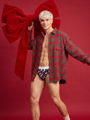 【Pre-Order】Zero-G™ MicroModal Brief（Side Fly） - Christmas | Ho Ho Holiday