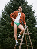 【Pre-Order】Zero-G™ MicroModal Brief (Horizontal Fly) - Christmas | Evergreen Snow
