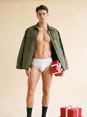 【Pre-Order】Zero-G™ MicroModal Brief（Side Fly） - Christmas | First Snow