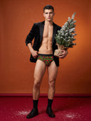 【Pre-Order】Zero-G™ MicroModal Brief（Side Fly） - Christmas | Midnight Noel