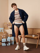 【Pre-Order】Zero-G™ MicroModal Brief（Side Fly） - Christmas | Christmas Doodle Club