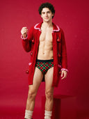 【Pre-Order】Zero-G™ MicroModal Brief (Horizontal Fly) - Christmas | Fireside Check