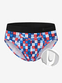 【Pre-Order】Zero-G™ MicroModal Brief (Horizontal Fly) - Christmas | Snowflake Gift Check