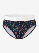 【Pre-Order】Classic Soft MicroModal Brief（Horizontal Fly） -Christmas  | Gingerbread After Dark