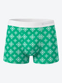 【Pre-Order】Classic Soft MicroModal Trunk（Horizontal Fly） - Christmas | Evergreen Snow