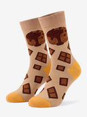 Essential Everyday Crew Socks - Snack Break | Chocolate Fix | sha256:1196e838cfeade7e74b98bbb6f0072909f63c8670fe6fdc7b82a31fec5b4ac7c
