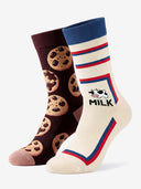 Essential Everyday Crew Socks - Snack Break | Cookies & Milk | sha256:6ea203d59d4f2cf1a5e96543f78d873354685aa772c0c047acfb22e0710e5f13