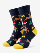 Essential Everyday Crew Socks - Christmas | Reindeer Jingle | sha256:404a22b14aab338176a3471cb1949ddedd47a12f9e619252fe337b99f2db2e3b