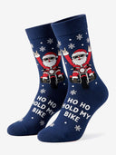 Essential Everyday Crew Socks - Christmas | Ho Ho Hold My Bike | sha256:419832d725c29f831d3cdb328cb25f14e5cf4a99857dbdc1edc93e8e765bd0e5