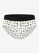 【Pre-Order】Classic Soft MicroModal Brief（Horizontal Fly）- Christmas | Tree Twist